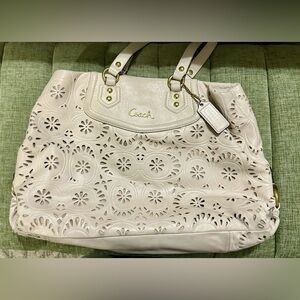 Coach Creme Shoulder Purse